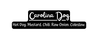 Carolina Dog Hot Dog Mustard Chili Raw Onion Coleslaw